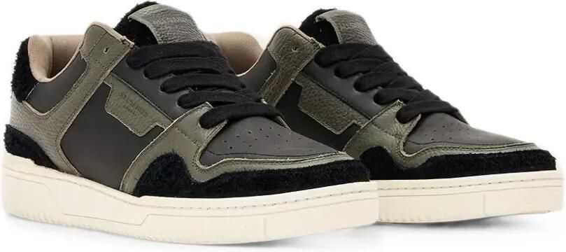 AllSaints Leren low-top sneakers met vlakken Zwart - Foto 4