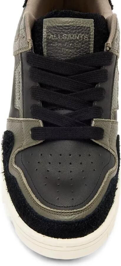 AllSaints Leren low-top sneakers met vlakken Zwart - Foto 3