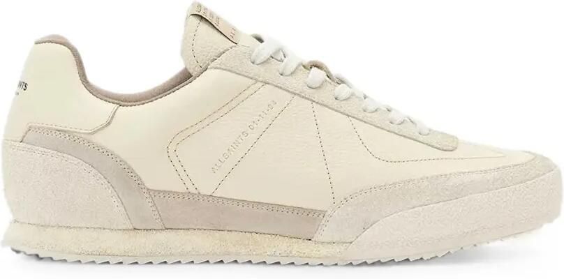 AllSaints Leren sneakers met vlakken Beige