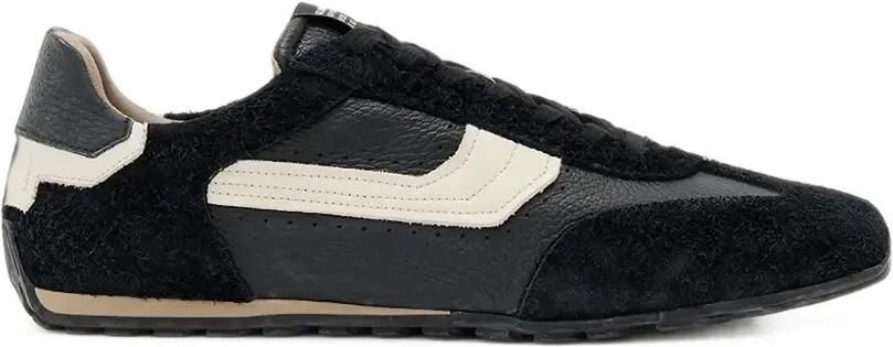 AllSaints Liam leren low-top sneakers Zwart