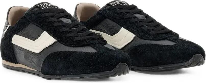 AllSaints Liam leren low-top sneakers Zwart - Foto 4