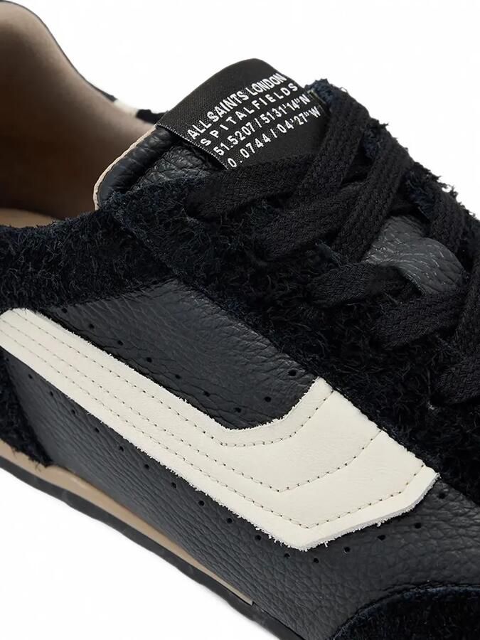 AllSaints Liam leren low-top sneakers Zwart - Foto 2
