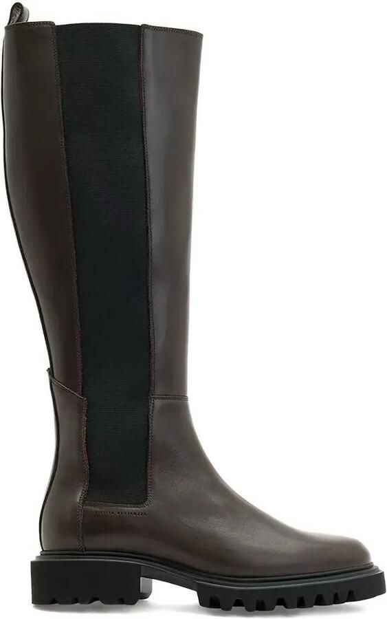 AllSaints Maeve leren laarzen Bruin