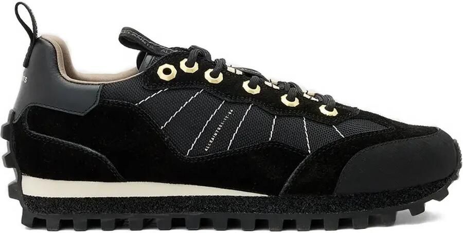 AllSaints Nevis sneakers met vetersluiting Zwart