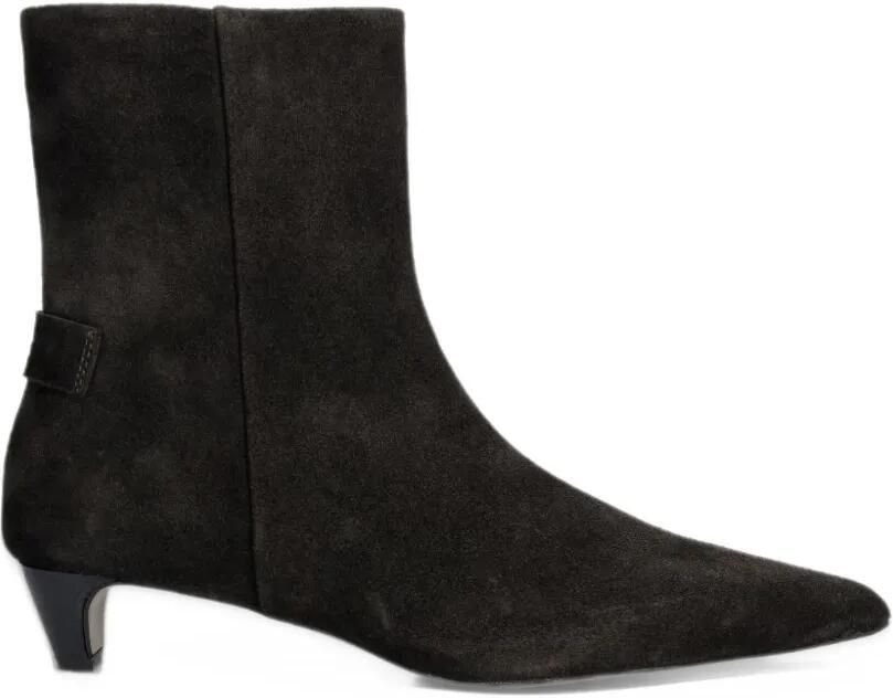 AllSaints Piper pointed-toe suede ankle boots Zwart