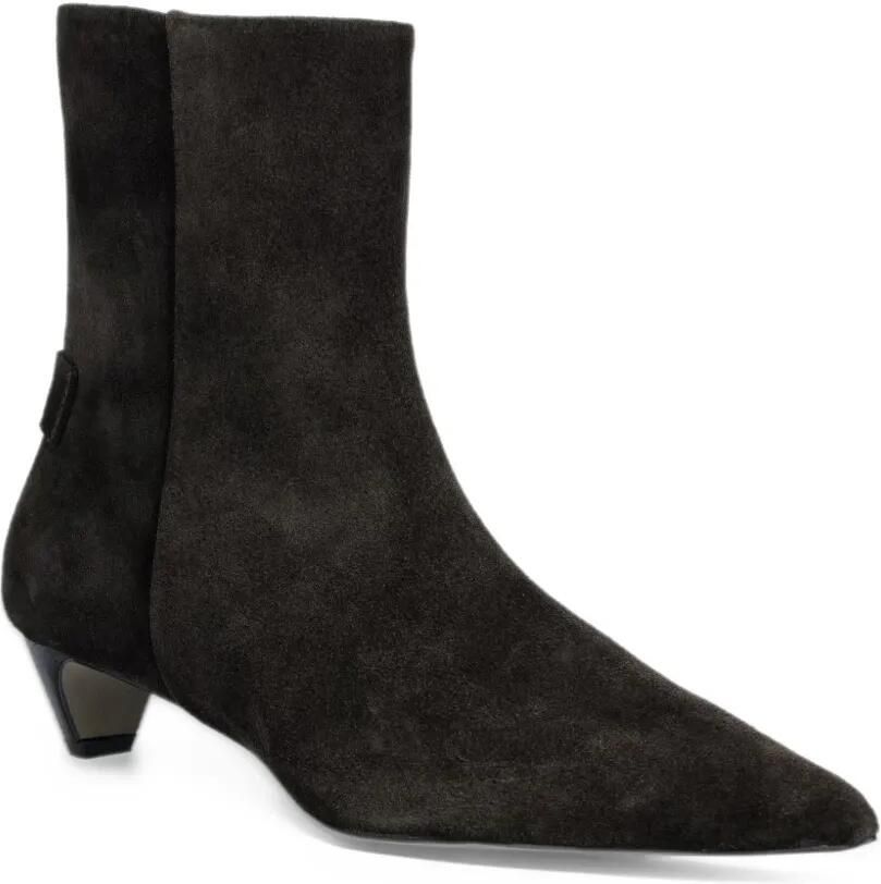 AllSaints Piper pointed-toe suede ankle boots Zwart - Foto 3
