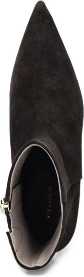 AllSaints Piper pointed-toe suede ankle boots Zwart - Foto 4