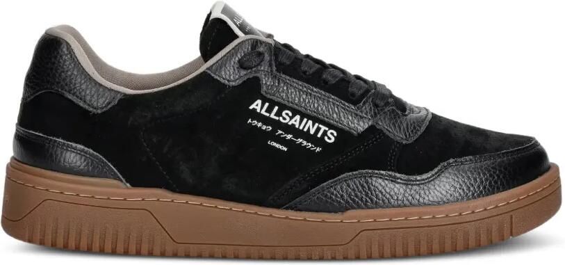 AllSaints Regan sneakers met logo-print en vlakken Zwart