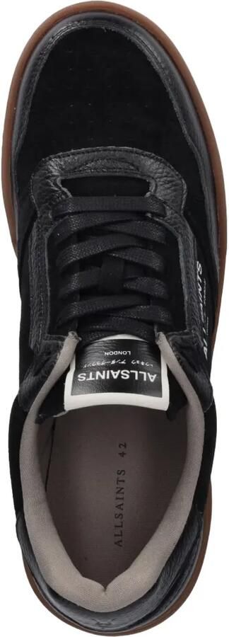 AllSaints Regan sneakers met logo-print en vlakken Zwart - Foto 4
