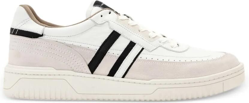 AllSaints Regan low-top sneakers met streep Wit