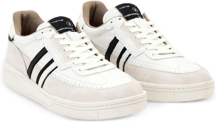 AllSaints Regan low-top sneakers met streep Wit - Foto 4