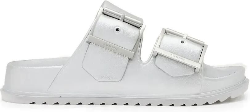 AllSaints Sandalen met dubbele gesp Zilver