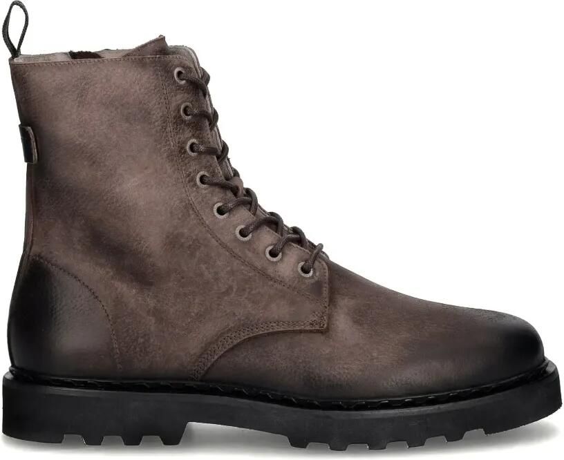 AllSaints Skiff leren veterlaarzen Bruin