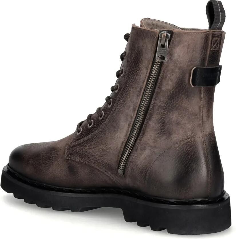 AllSaints Skiff leren veterlaarzen Bruin - Foto 2