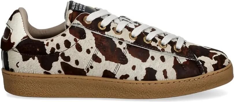 AllSaints Sneakers met koeienhuid print Beige
