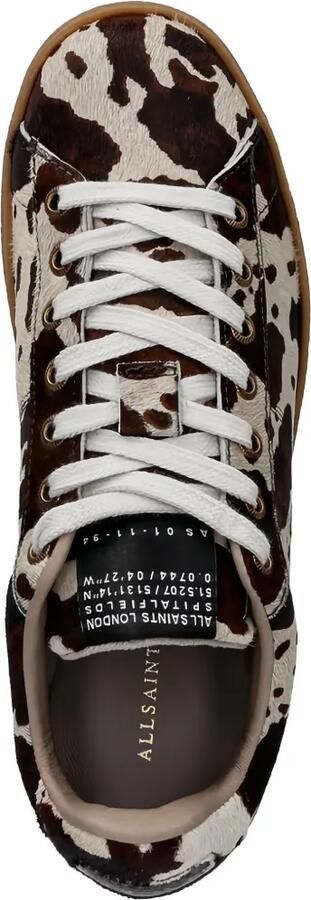 AllSaints Sneakers met koeienhuid print Beige - Foto 4