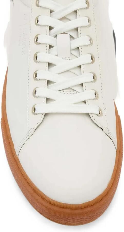 AllSaints Sneakers met logo-reliëf en gum zool Wit - Foto 3