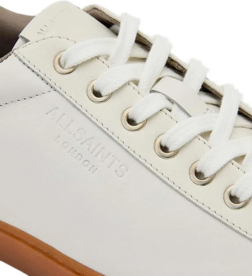 AllSaints Sneakers met logo-reliëf en gum zool Wit - Foto 2