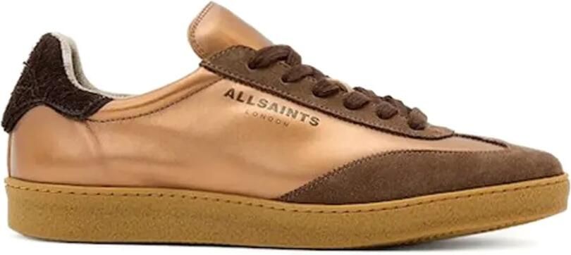 AllSaints Sneakers met suède vlakken Oranje