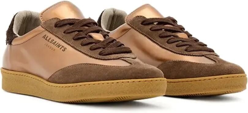 AllSaints Sneakers met suède vlakken Oranje - Foto 3