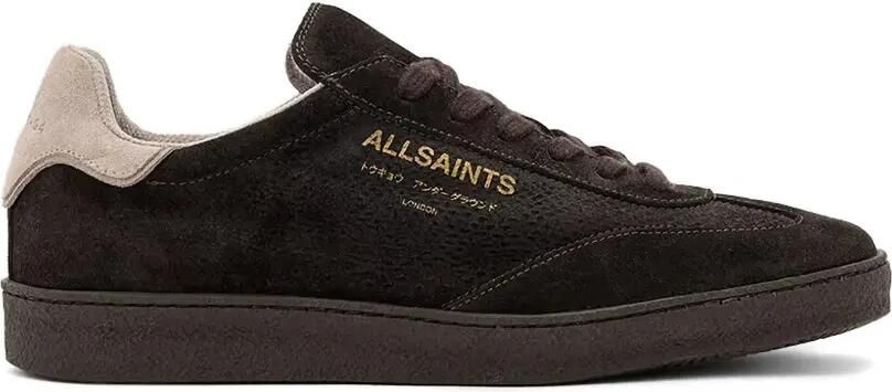 AllSaints Thelma sneakers met vlakken en logo-print Zwart