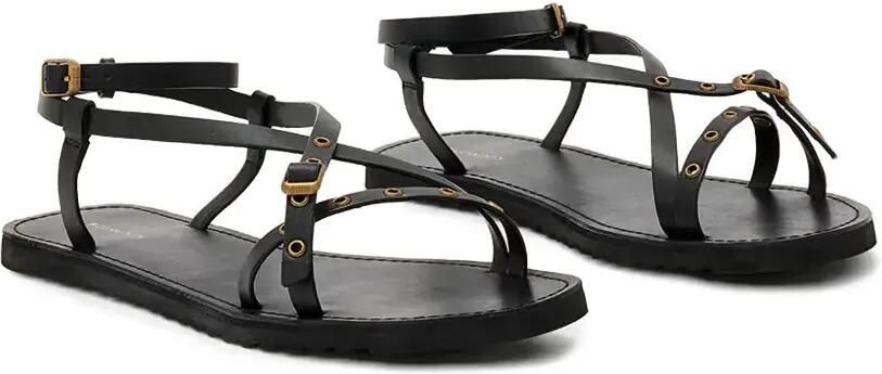 AllSaints Tyla sandalen verfraaid met ringlets Zwart - Foto 4