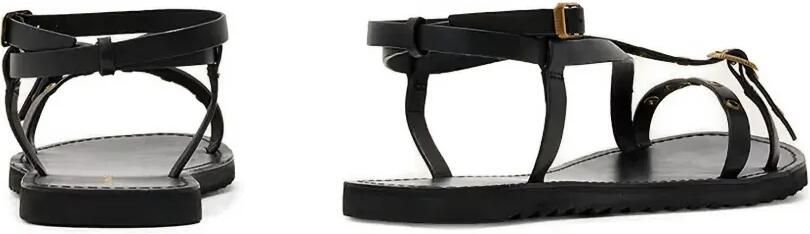 AllSaints Tyla sandalen verfraaid met ringlets Zwart - Foto 5