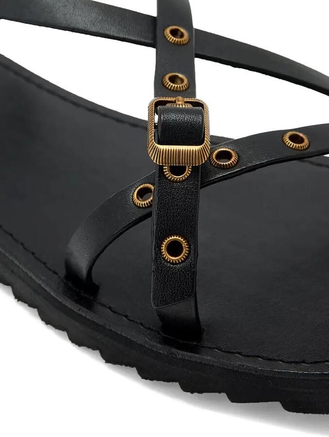 AllSaints Tyla sandalen verfraaid met ringlets Zwart - Foto 2