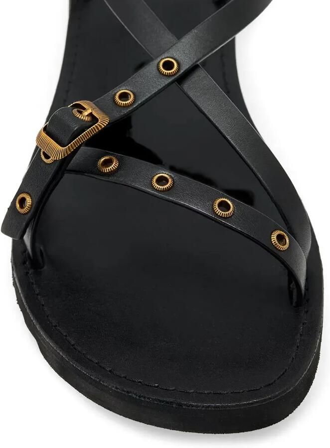 AllSaints Tyla sandalen verfraaid met ringlets Zwart - Foto 3