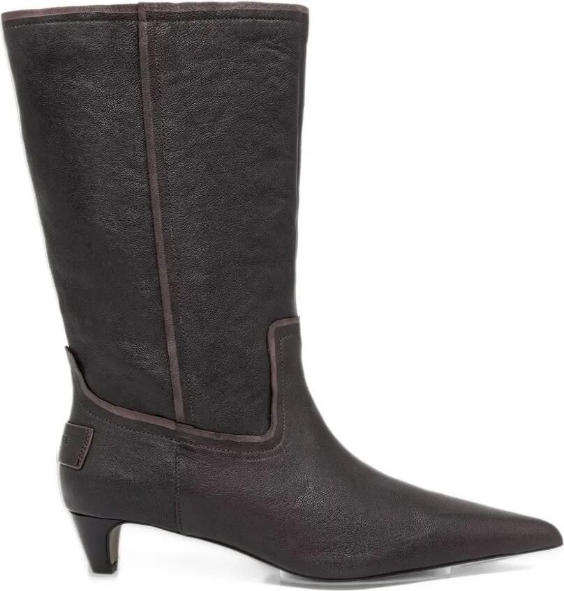 AllSaints Veda pointed-toe leather boots Bruin