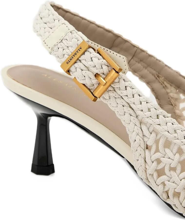 AllSaints Violet slingback pointed-toe heels Beige - Foto 5