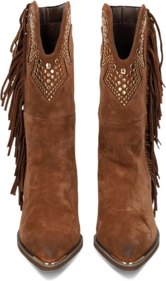 ALMA EN PENA fringed stud-embellished boots Bruin - Foto 3