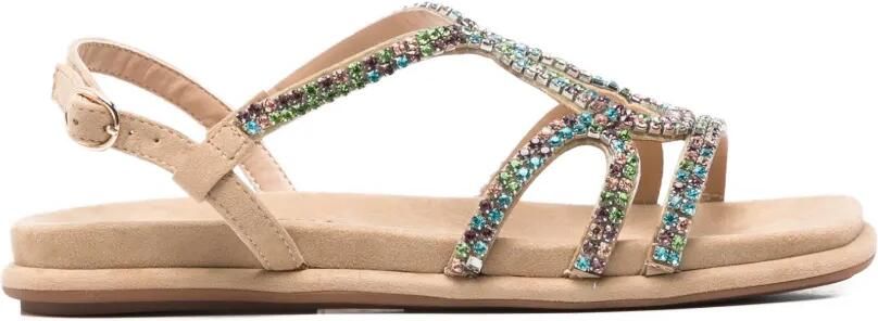 ALMA EN PENA Leren sandalen Beige