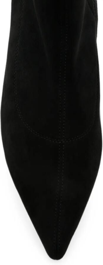 ALMA EN PENA pointed-toe kitten-heel ankle boots Zwart