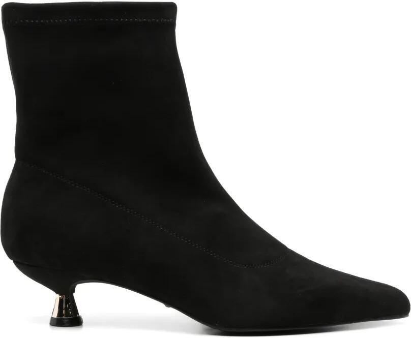 ALMA EN PENA pointed-toe kitten-heel ankle boots Zwart - Foto 3
