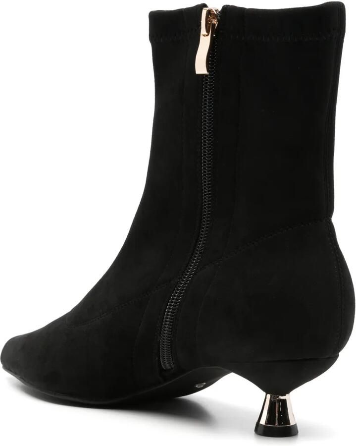 ALMA EN PENA pointed-toe kitten-heel ankle boots Zwart - Foto 2