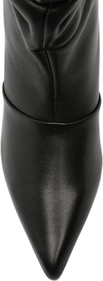 ALMA EN PENA slouchy leather boots Zwart - Foto 4