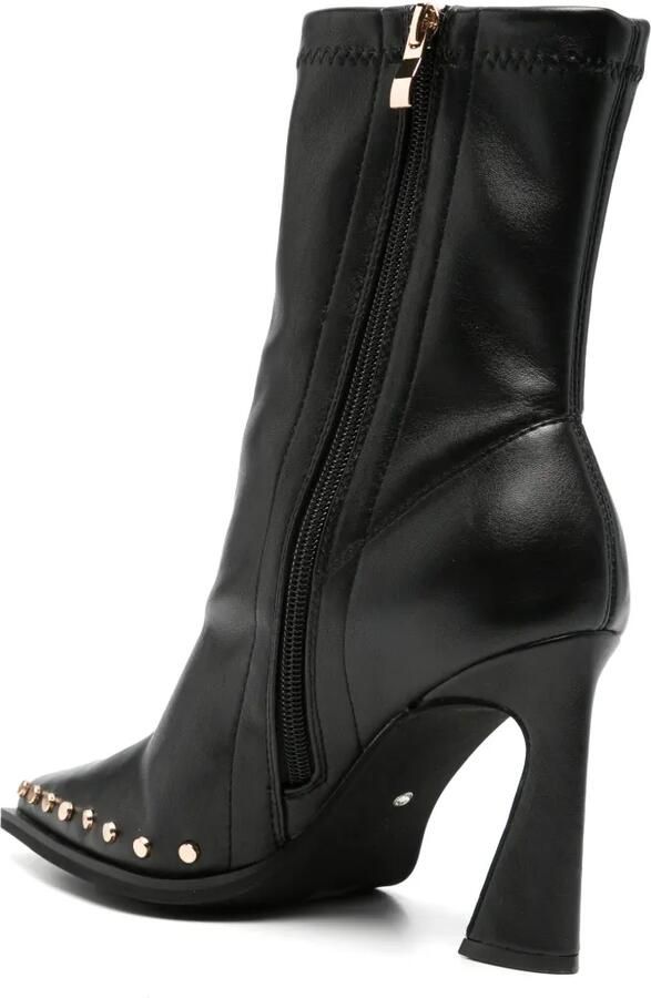 ALMA EN PENA stud-embellished leather ankle boots Zwart - Foto 3