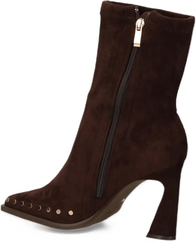 ALMA EN PENA stud-embellished pointed-toe ankle boots Bruin