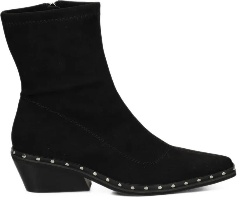 ALMA EN PENA stud-embellished pointed-toe ankle boots Zwart