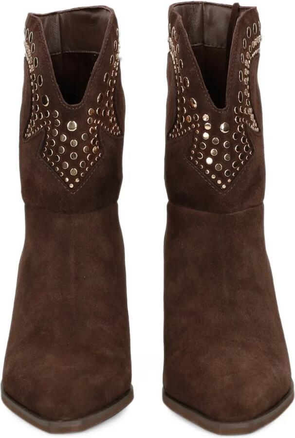 ALMA EN PENA studded fringed ankle boots Bruin - Foto 4