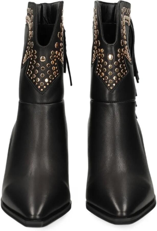 ALMA EN PENA studded fringed ankle boots Zwart - Foto 4