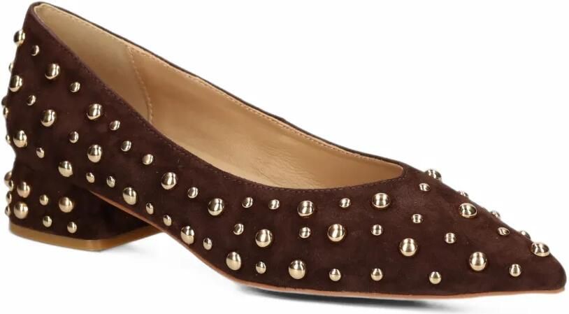 ALMA EN PENA studded pointed-toe pumps Bruin - Foto 3