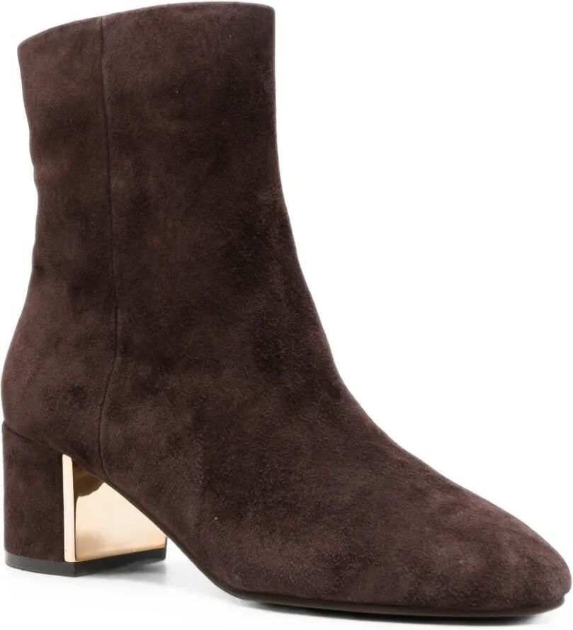 ALMA EN PENA suede block-heel ankle boots Bruin - Foto 2