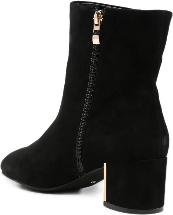ALMA EN PENA suede-finish block-heel ankle boots Zwart - Foto 2