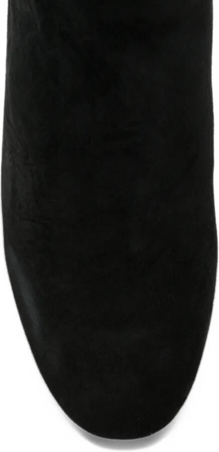 ALMA EN PENA suede-finish block-heel ankle boots Zwart - Foto 3