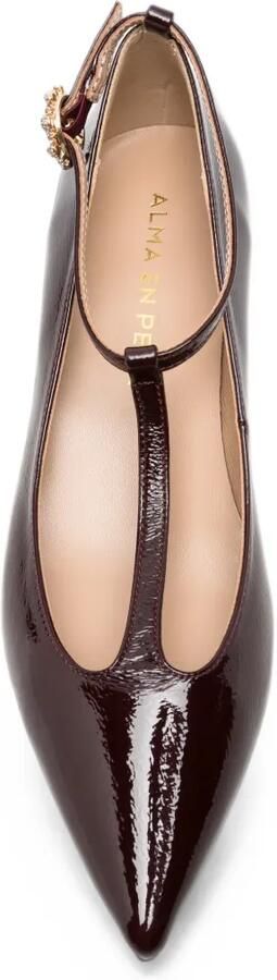 ALMA EN PENA T-bar pointed-toe pumps Rood - Foto 4