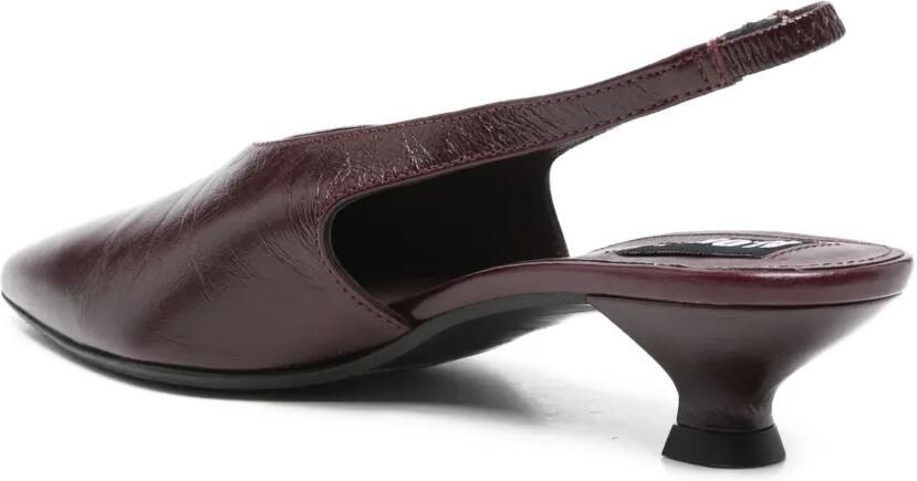 ALOHAS 40 mm slingback pumps met puntige neus en hak Rood - Foto 3