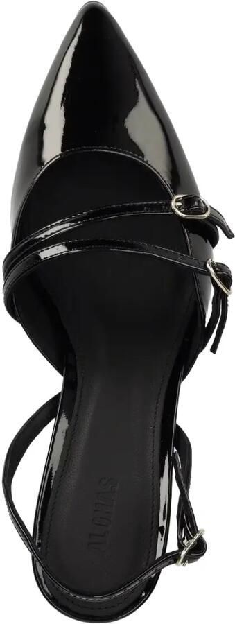 ALOHAS 75mm lakleren slingback pumps Zwart - Foto 5
