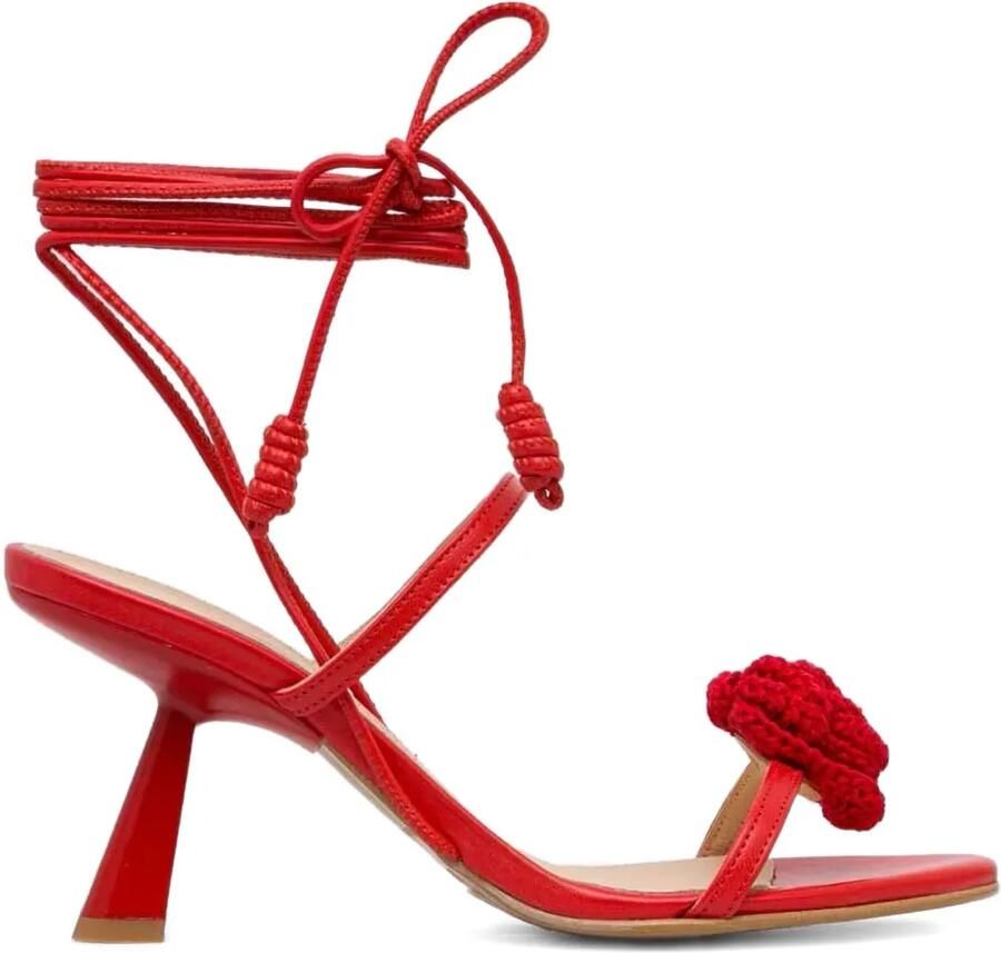 ALOHAS 80 mm Kendra sandalen Rood